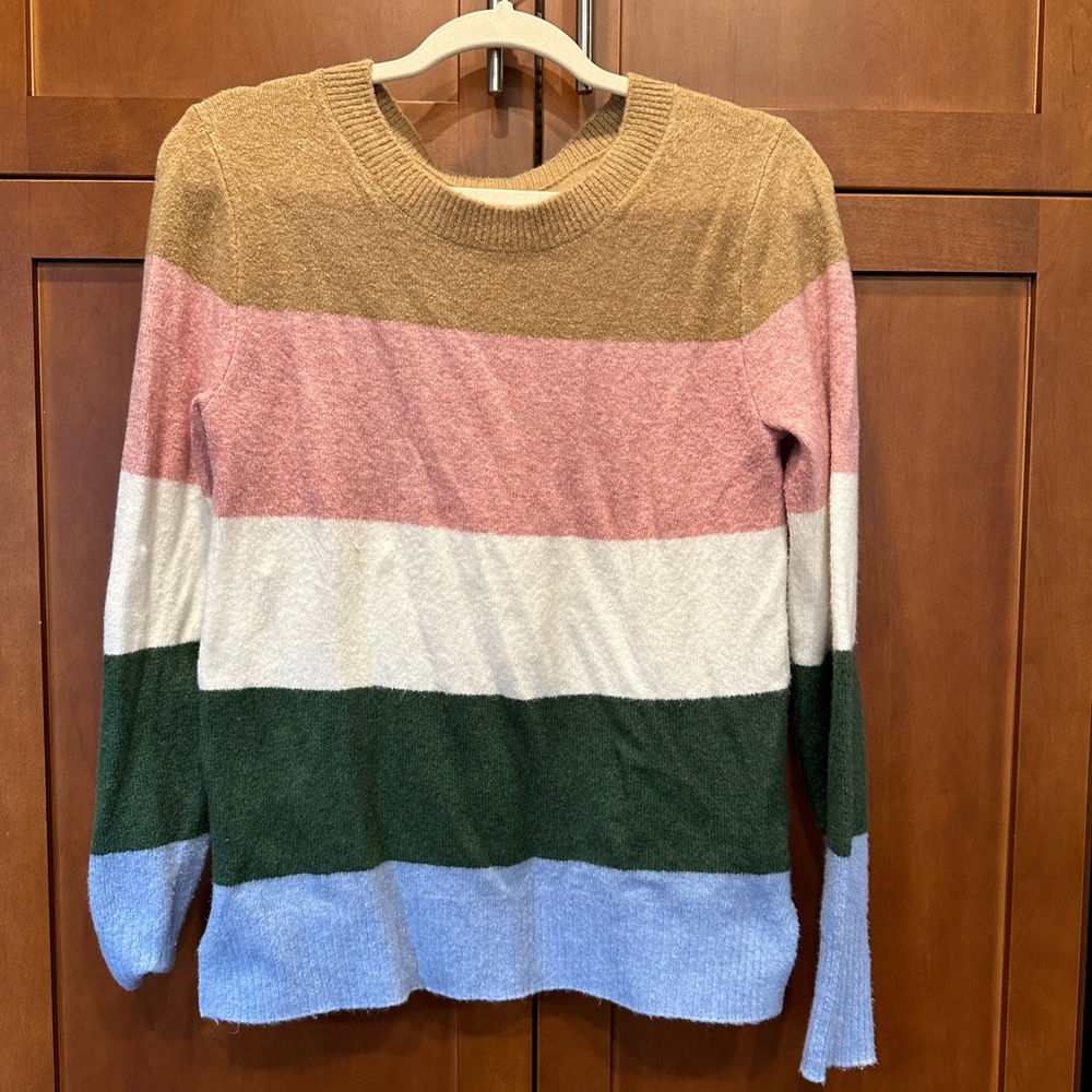 Colorful Striped Women's Sweater